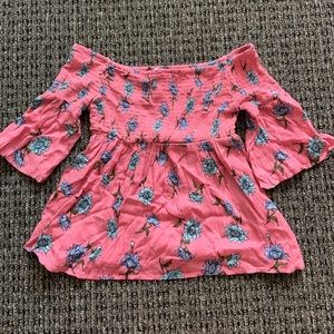 Arizona Jean Company Pink Floral Top